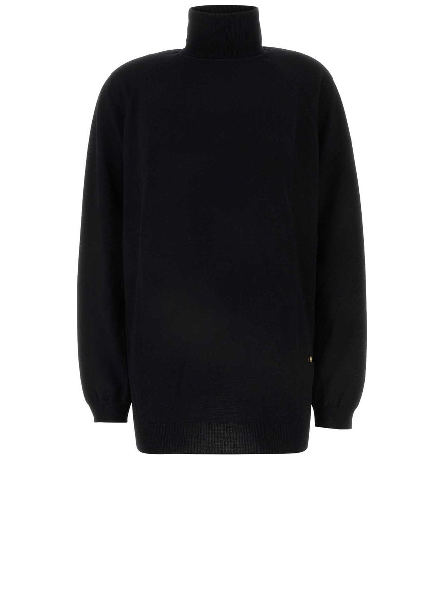 Moschino Sweater in Black Virgin Wool
