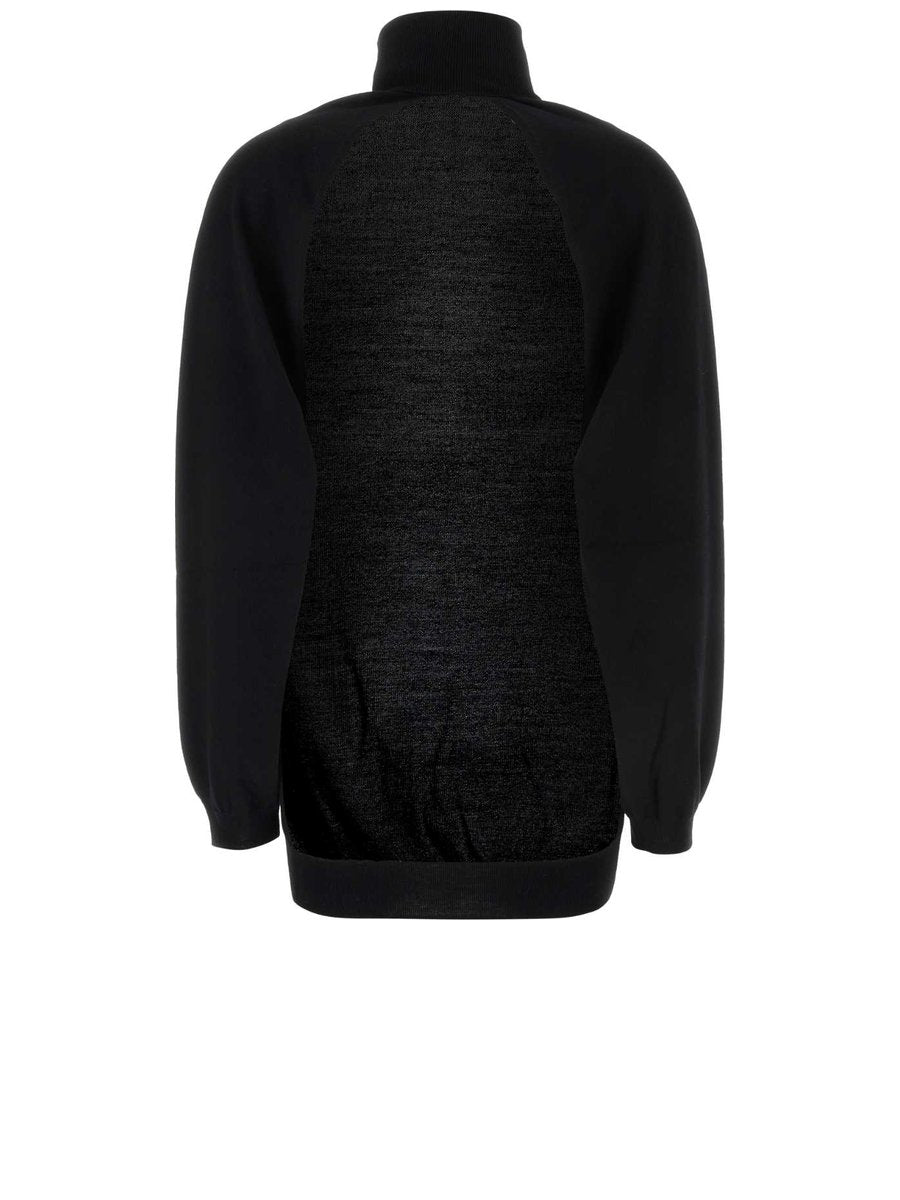 Moschino Sweater in Black Virgin Wool