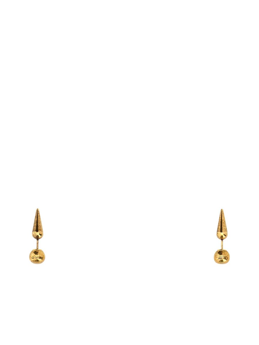 Jil Sander EW Earrings in Gold Metal