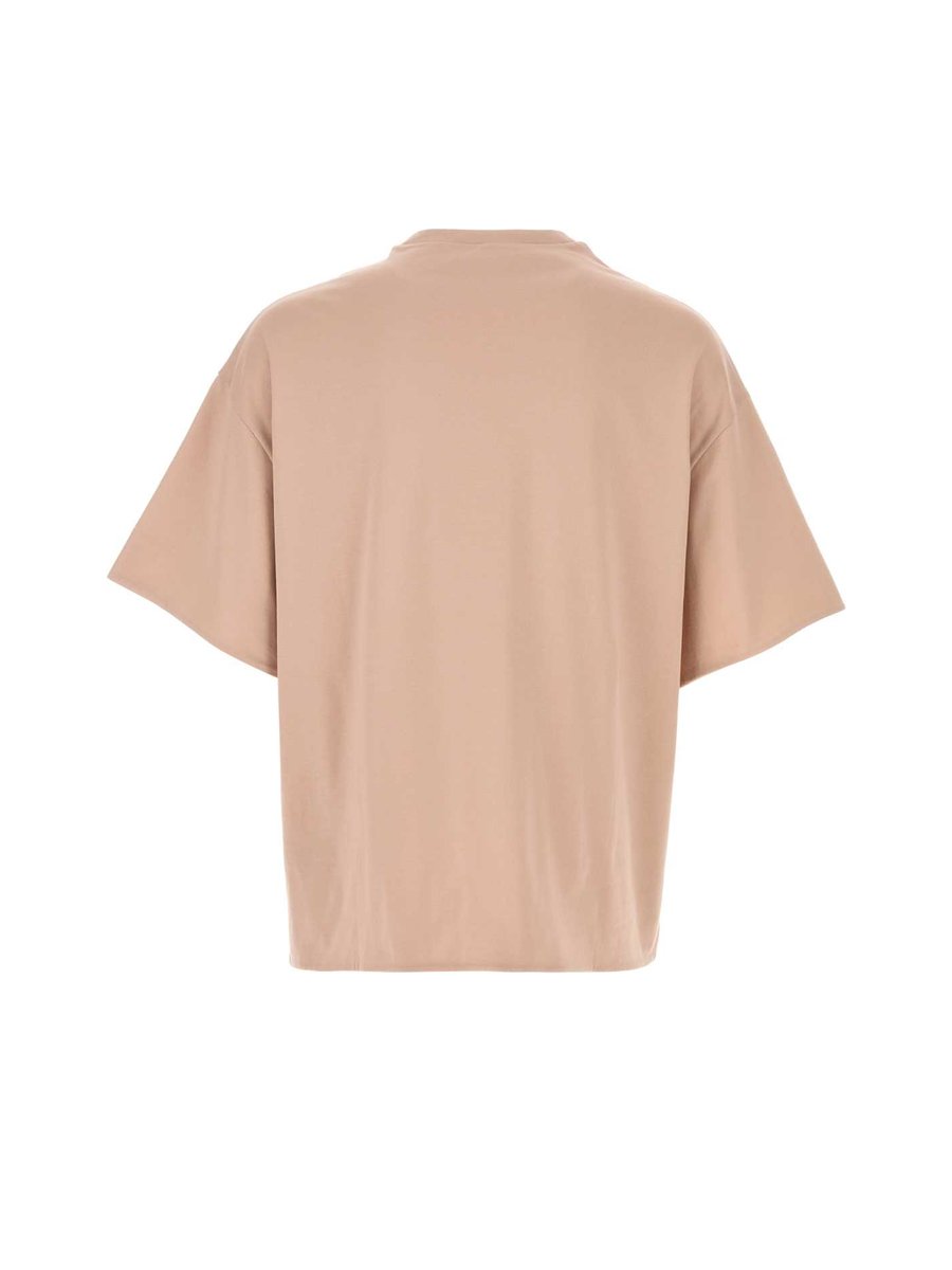 Jil Sander Double Layer T-Shirt in Pink Cotton