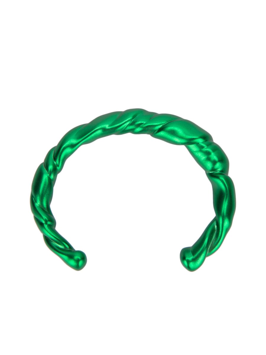 Loewe Bracelet in Dark Green Cotton