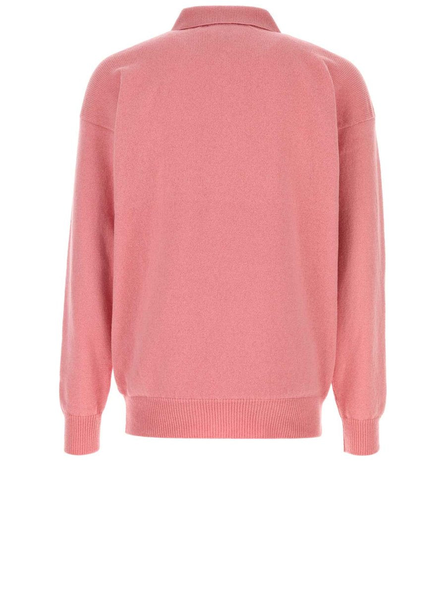JW Anderson JWA x Pringle Polo in Pink Wool