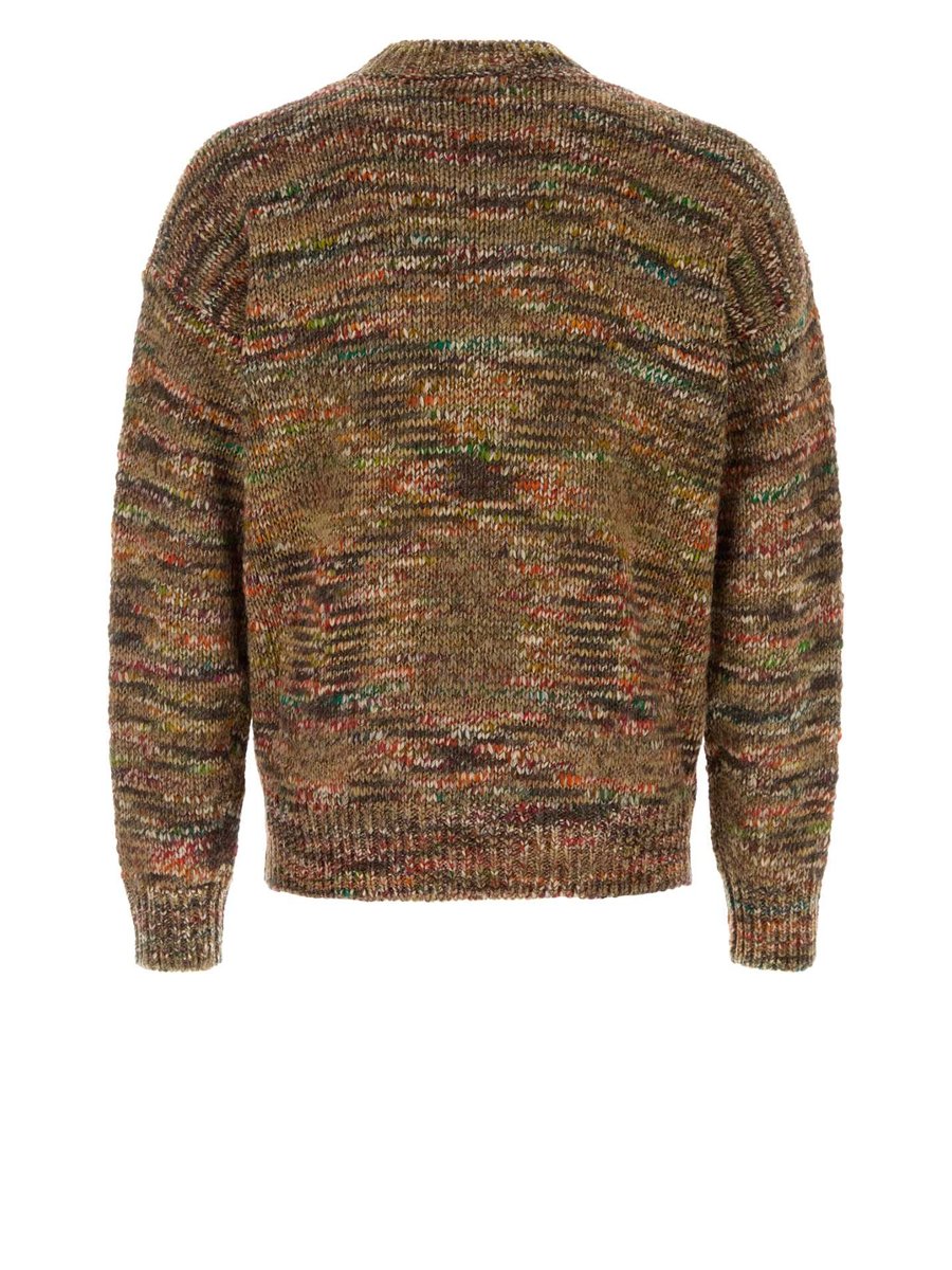 Alanui Grunge Beat Sweater in Multicoloured Acetate and Virgin Wool