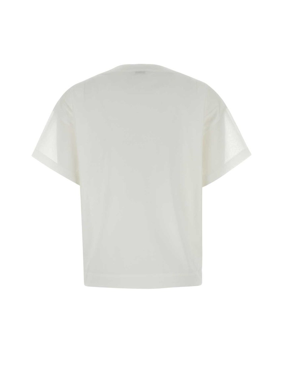 Brunello Cucinelli T-Shirt in White Cotton