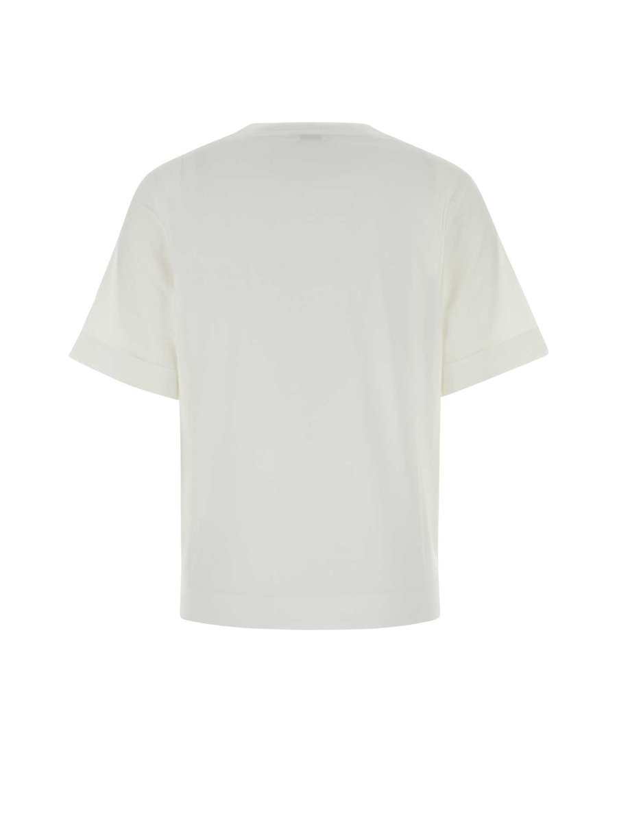 Brunello Cucinelli T-Shirt in White Cotton