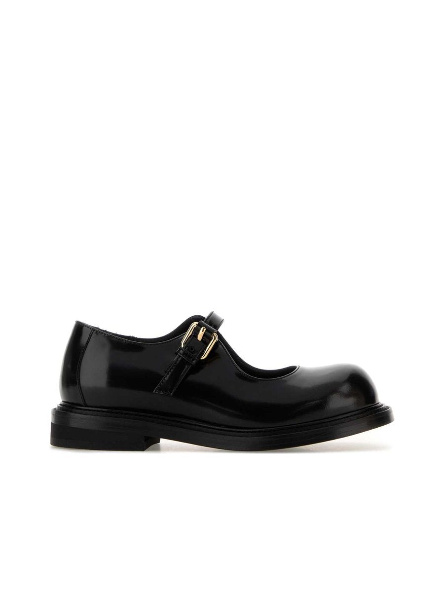 Moschino Leather Shoes in Black Leather