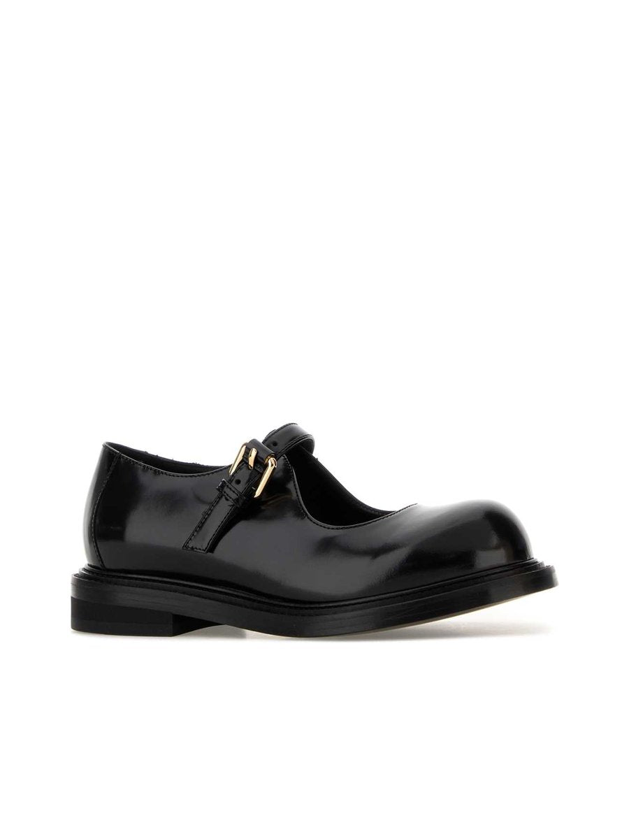 Moschino Leather Shoes in Black Leather