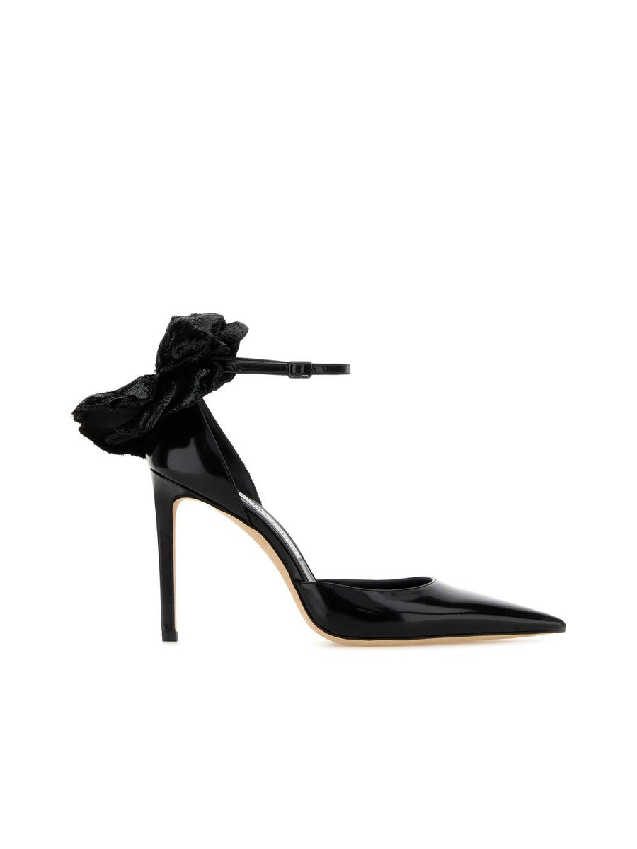 Jimmy Choo Marja Sandals in Black Leather