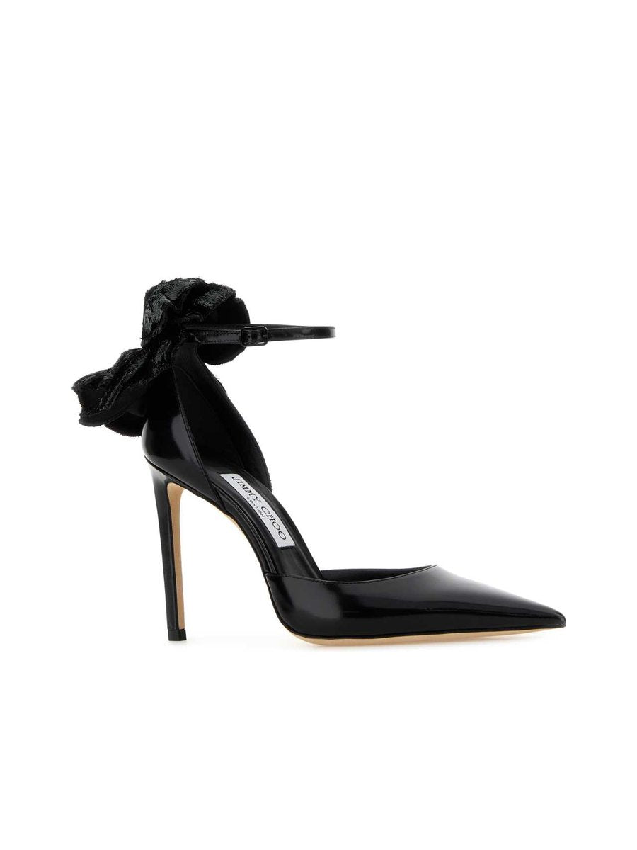 Jimmy Choo Marja Sandals in Black Leather