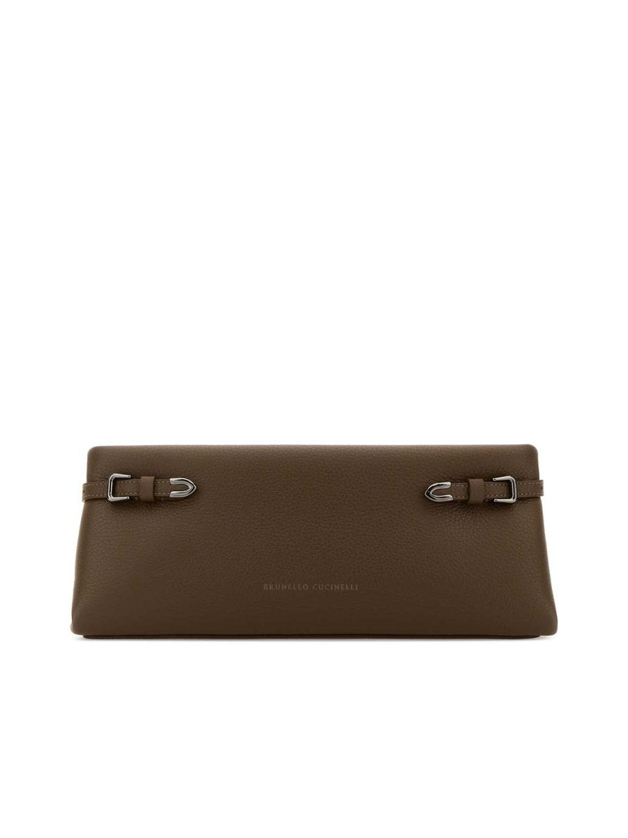 Brunello Cucinelli Leather Clutch Bag