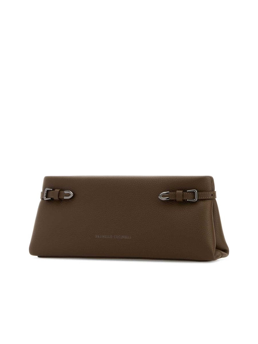 Brunello Cucinelli Leather Clutch Bag