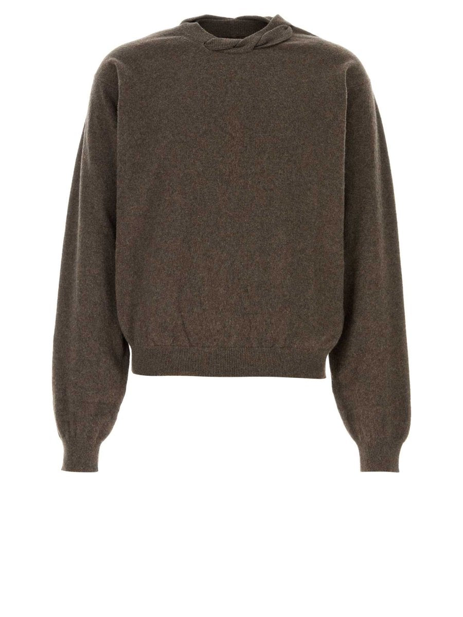 Magliano Edo Roundneck Sweater in Brown Cashmere Blend