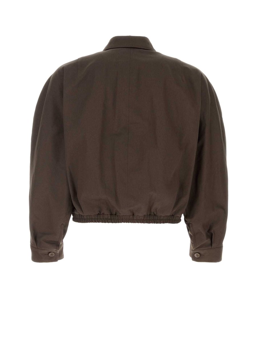 Magliano V X Work Jacket in Brown Cotton