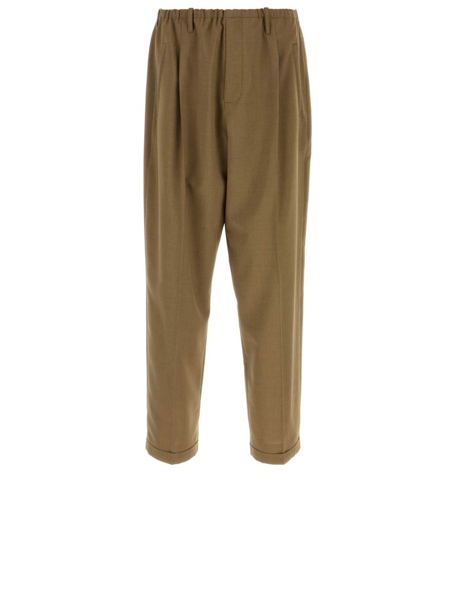 Magliano V People S Pants in Beige Polyester