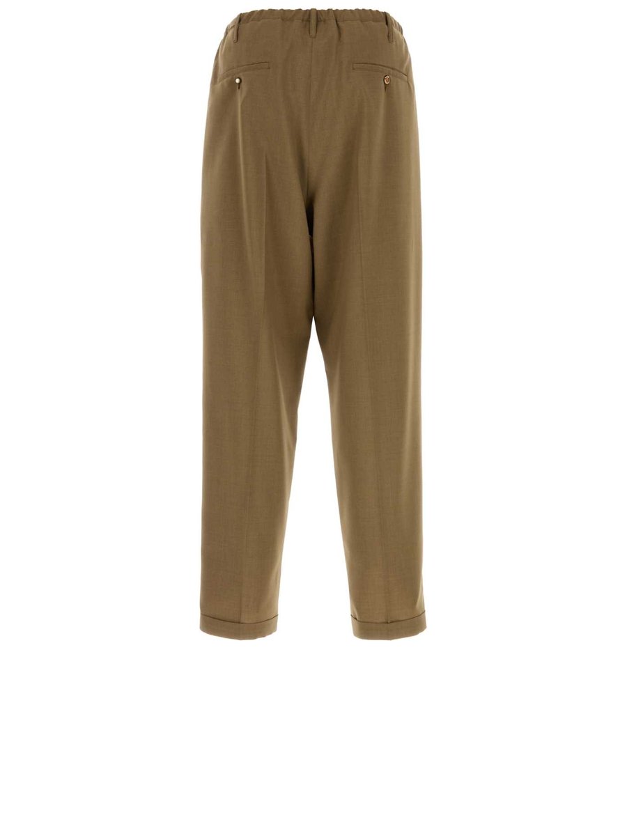 Magliano V People S Pants in Beige Polyester