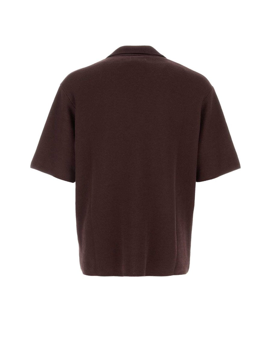 Magliano V Riviera Shirt in Purple Cotton
