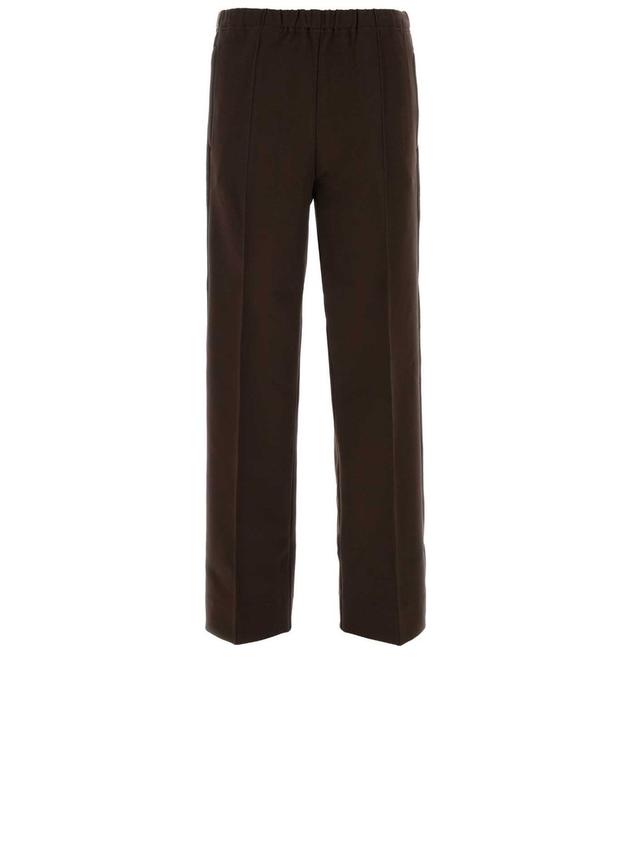 Miu Miu Pants in Brown Viscose Blend