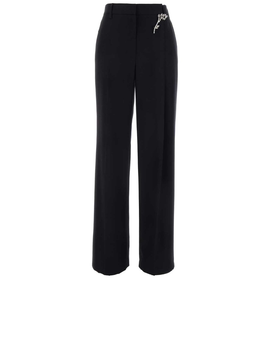 Prada Pants in Black Wool