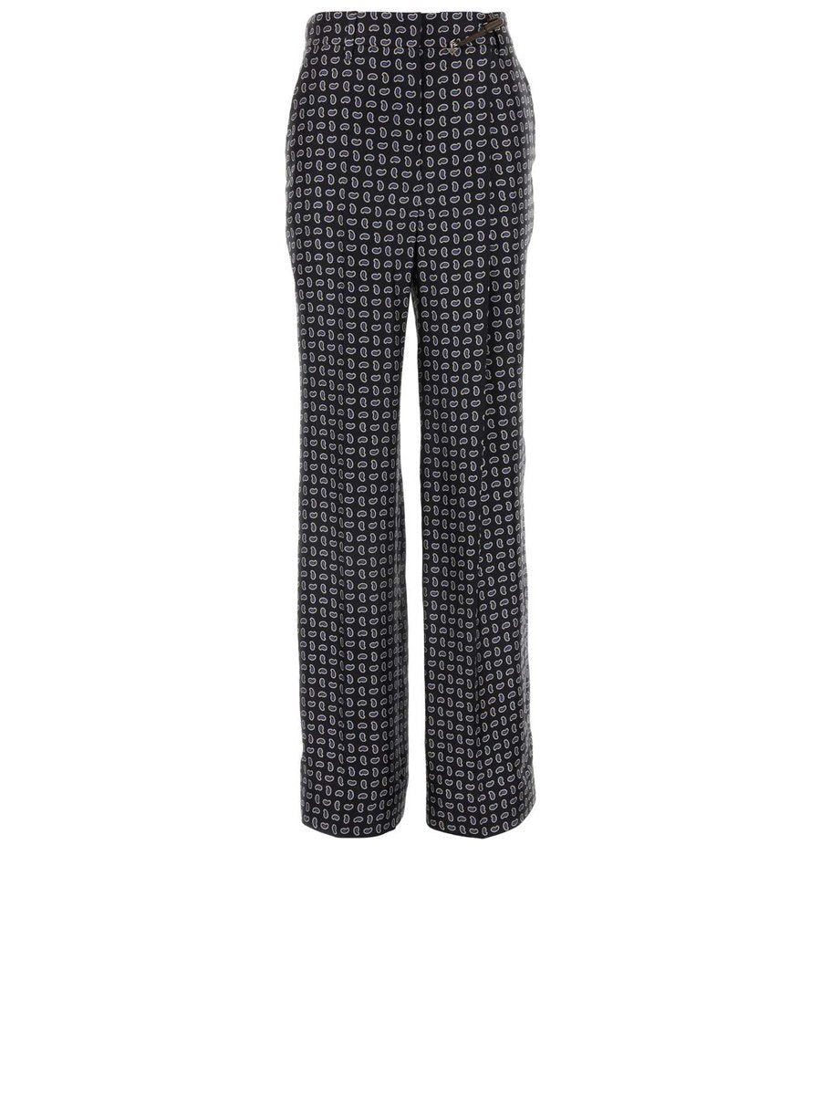 Prada Pants in Printed Silk