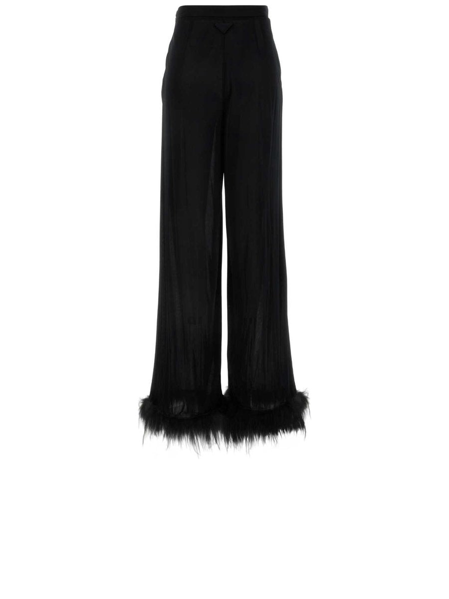 Prada Pants in Black Viscose