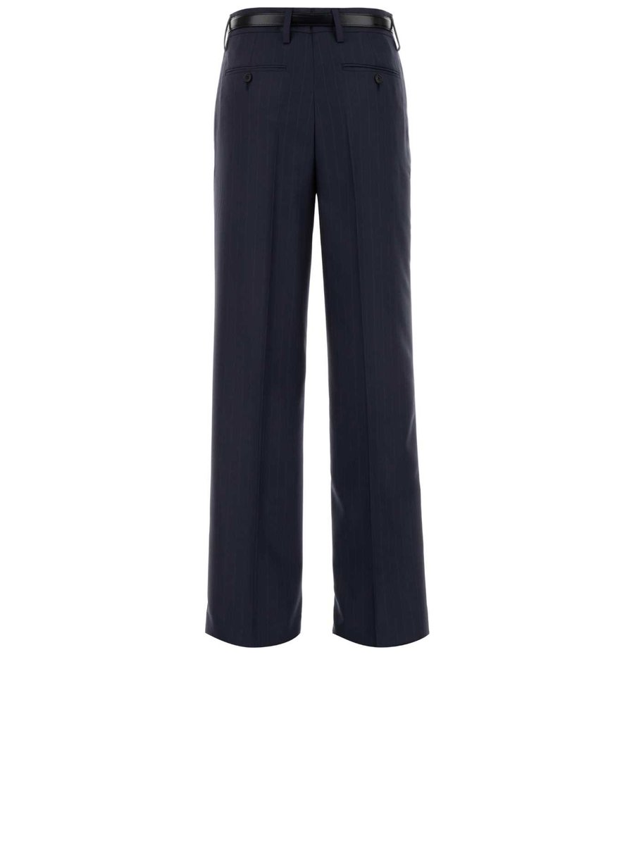 Prada Pants in Striped Wool