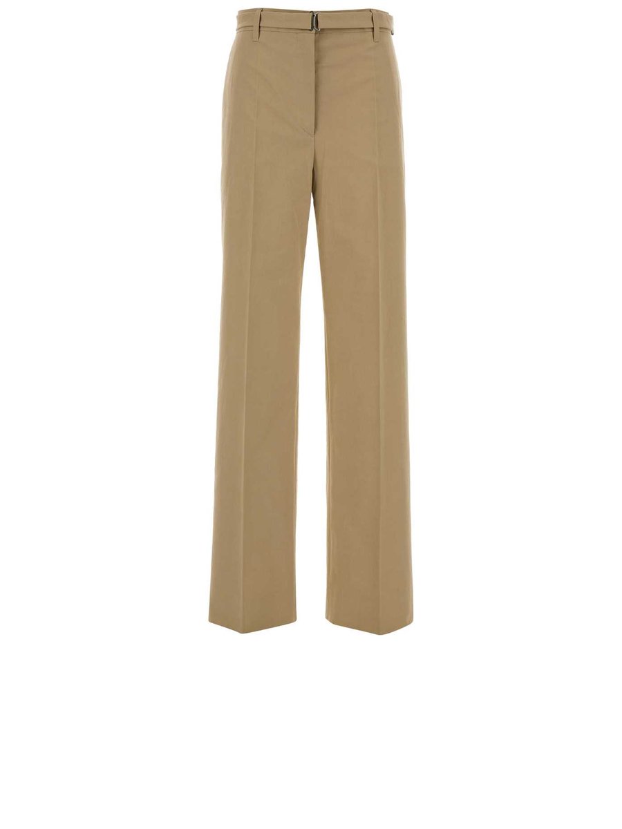 Prada Pants in Beige Cotton