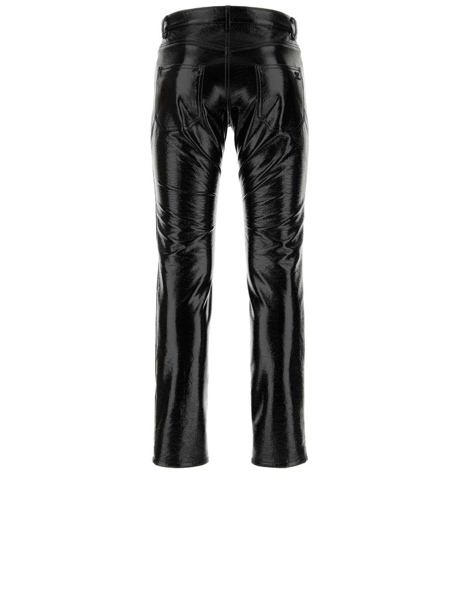 Courreges Pants in Black Cotton