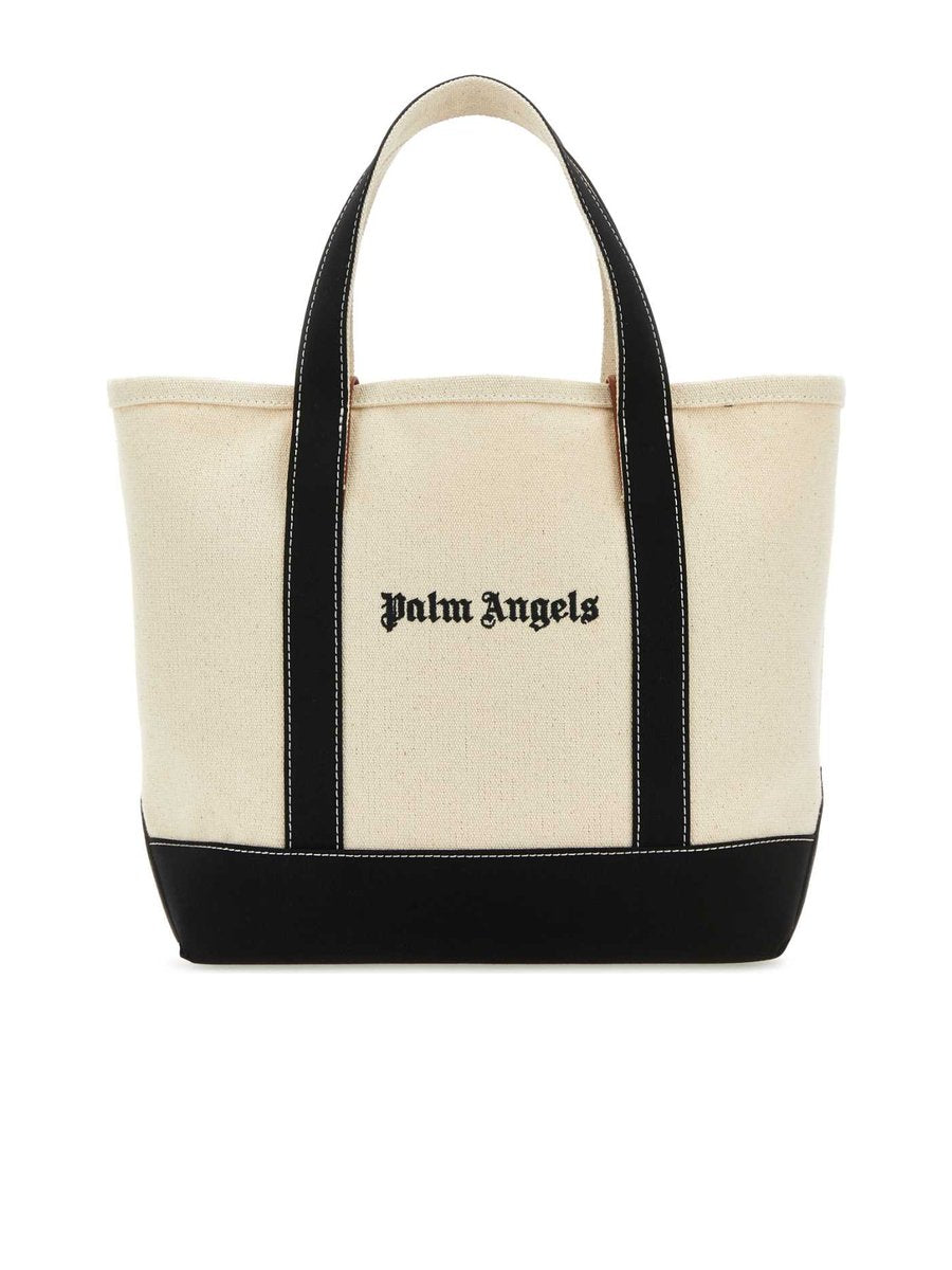 Palm Angels Logo Embroidered Tote Bag