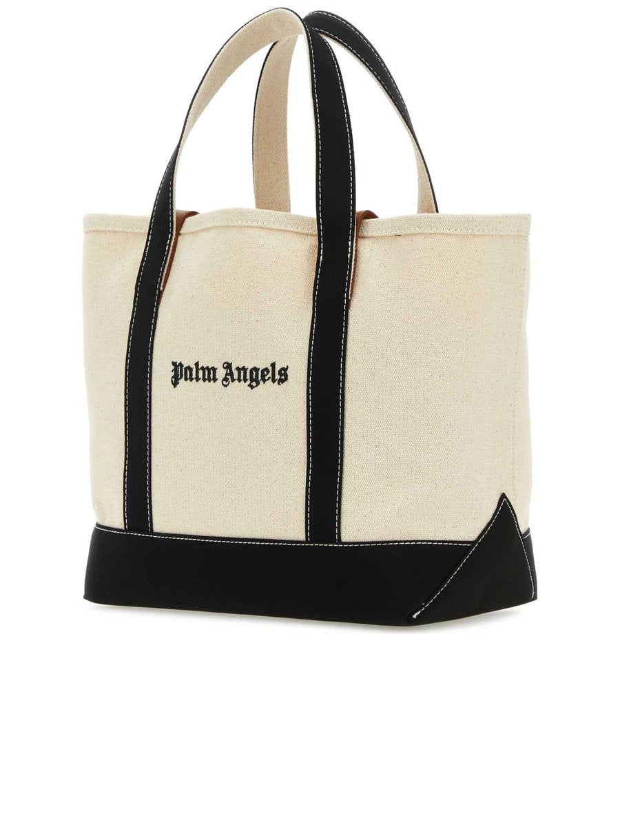 Palm Angels Logo Embroidered Tote Bag
