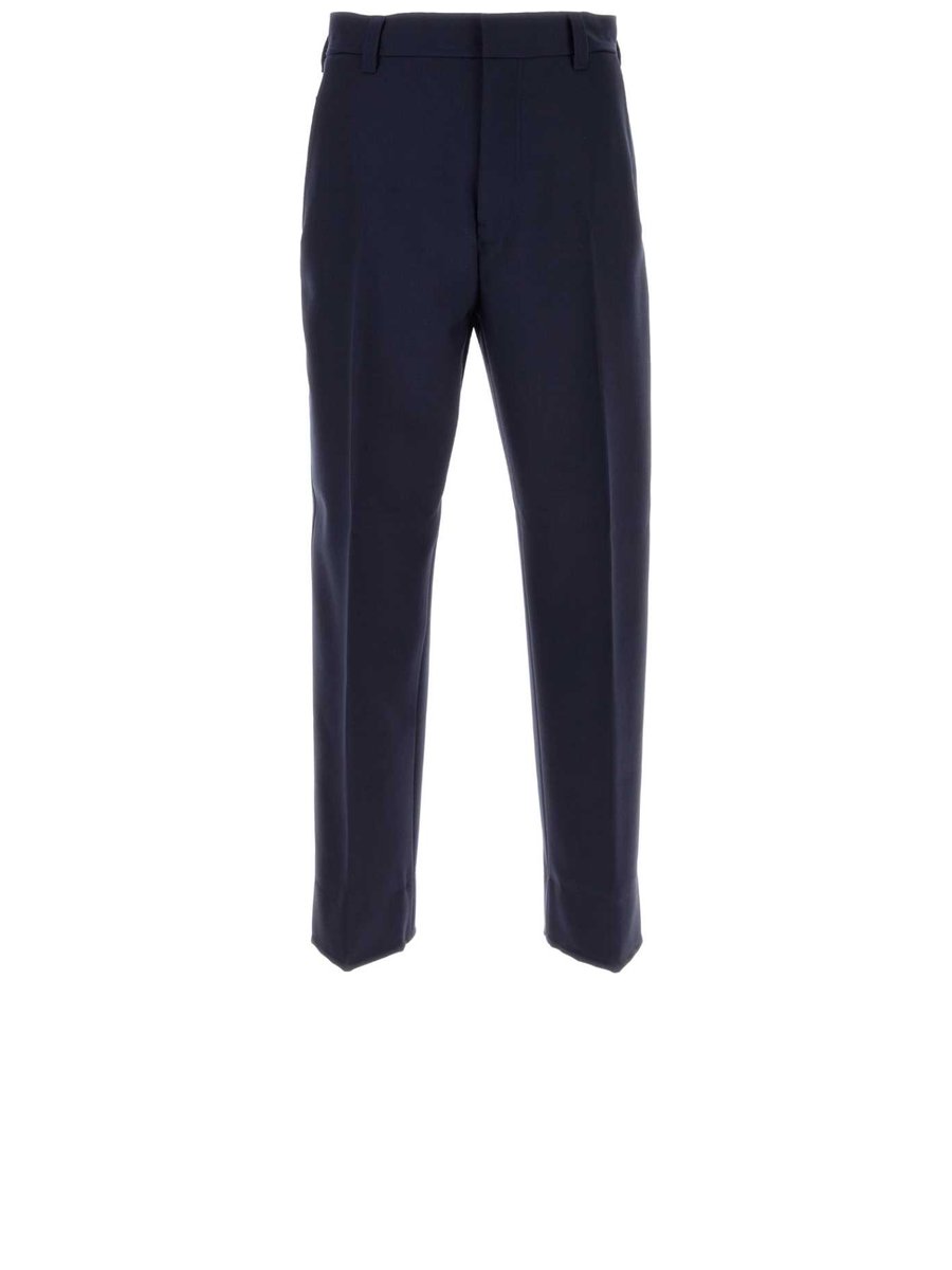 Zegna Pants in Blue Wool