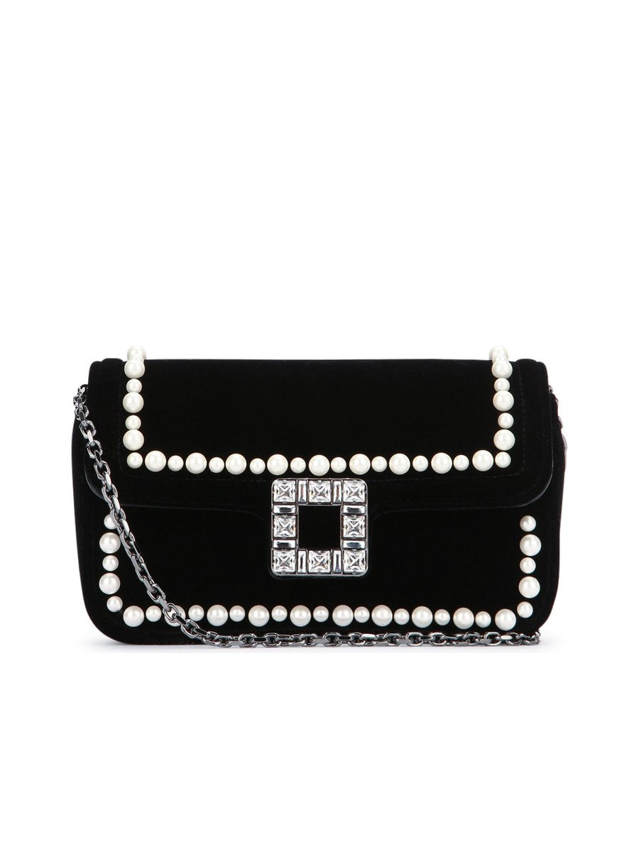 Roger Vivier Viv Jeu De Fille Pearls Bag