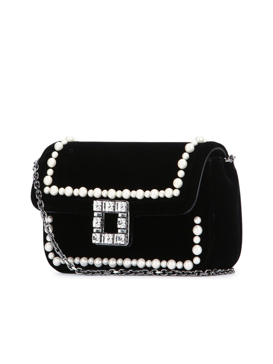Roger Vivier Viv Jeu De Fille Pearls Bag