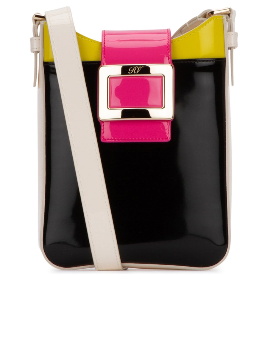 Roger Vivier Belle Vivier Colour-Block Patent Bag