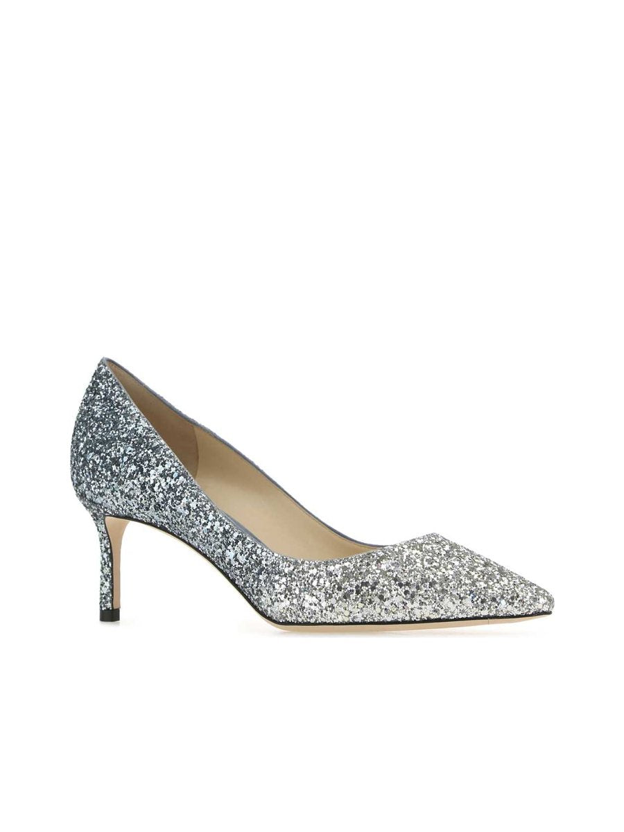 Jimmy Choo Romy 60 Pumps in Multicoloured Crystal Textile