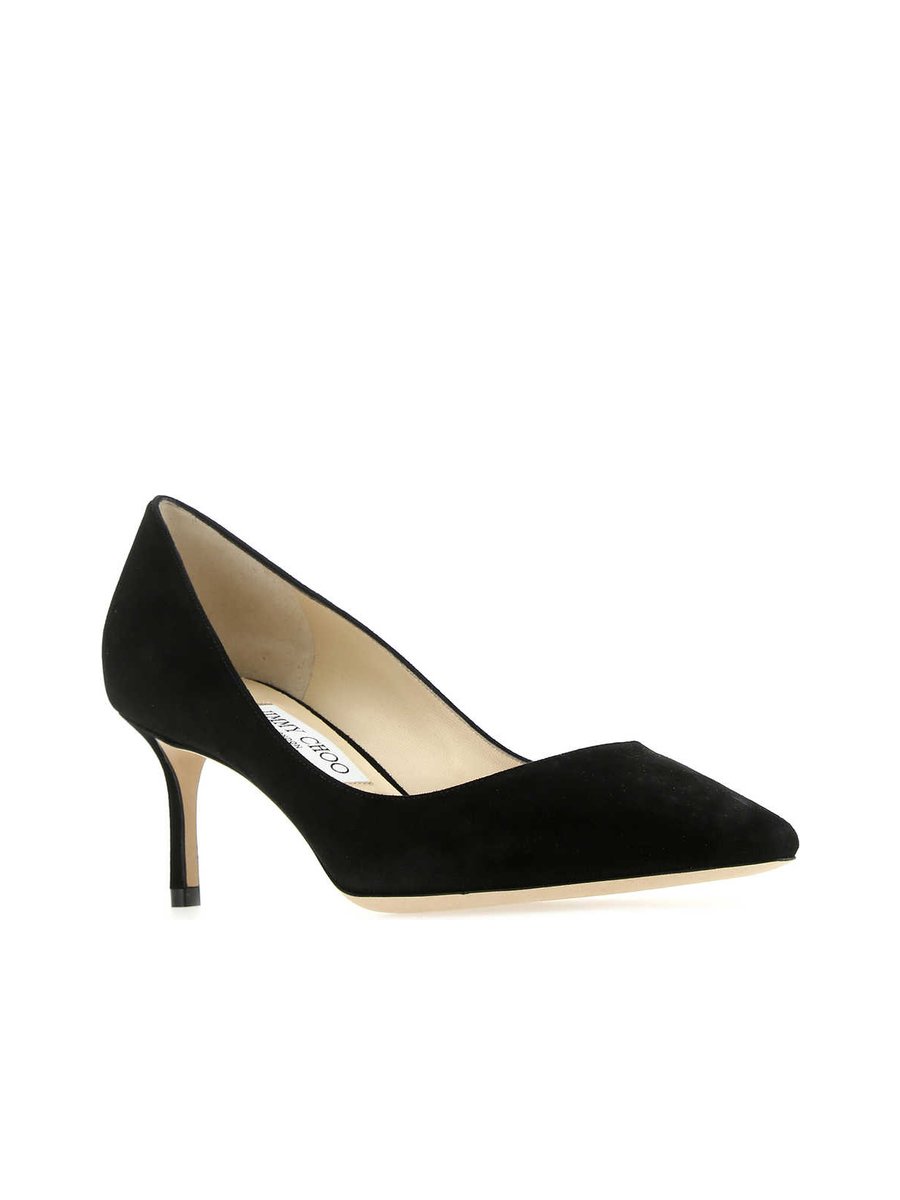 Jimmy Choo Romy 60 Pumps in Black Suede