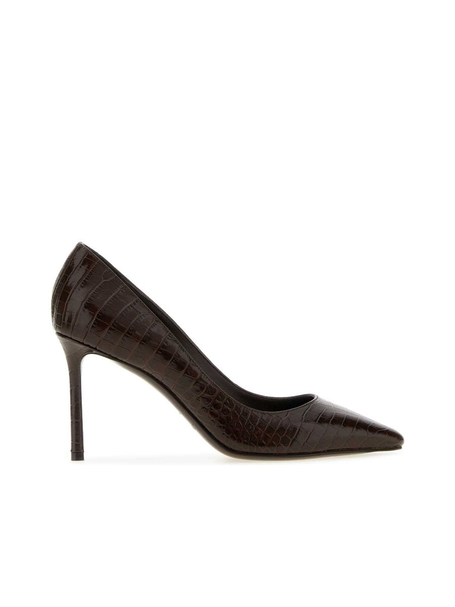 Jimmy Choo Romy 85 Pumps in Brown Leather