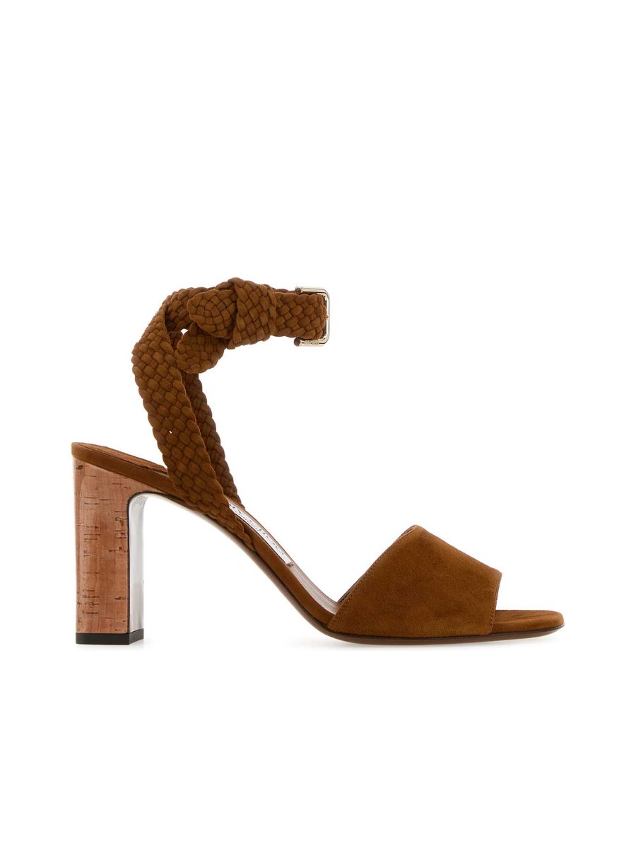 Jimmy Choo Rori 85 Pumps in Camel Leather