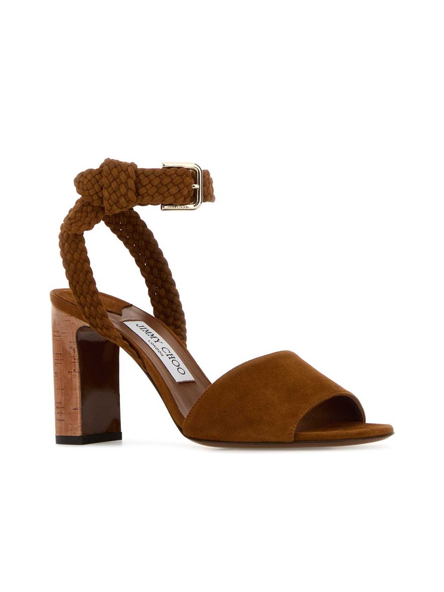 Jimmy Choo Rori 85 Pumps in Camel Leather