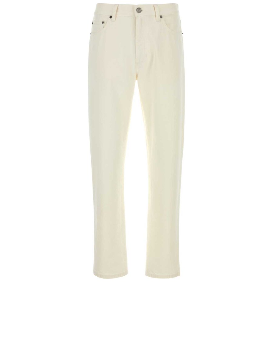 Zegna Pants in White Cotton