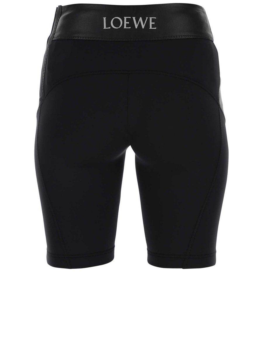 Loewe Pants in Black Lambskin