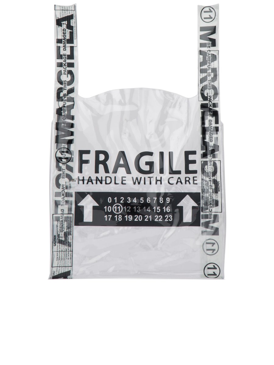 Maison Margiela Canvas Numeric Print Tote Bag