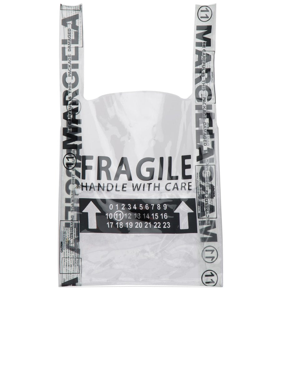 Maison Margiela Canvas Numeric Print Tote Bag