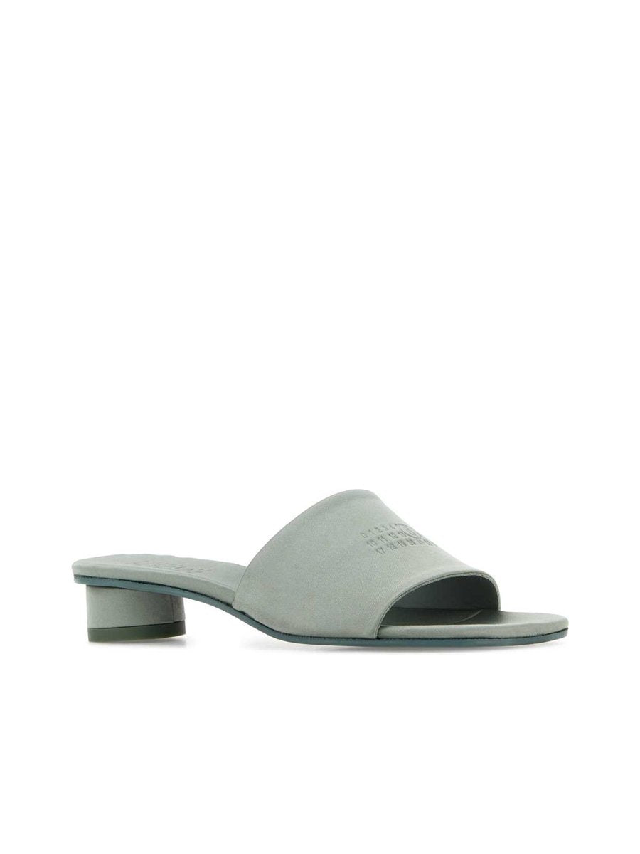 Mm6 Maison Margiela Sandals in Light Blue Polyurethane