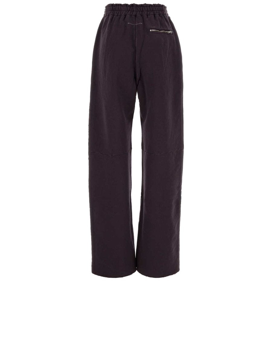 Mm6 Maison Margiela Pants in Purple Cotton