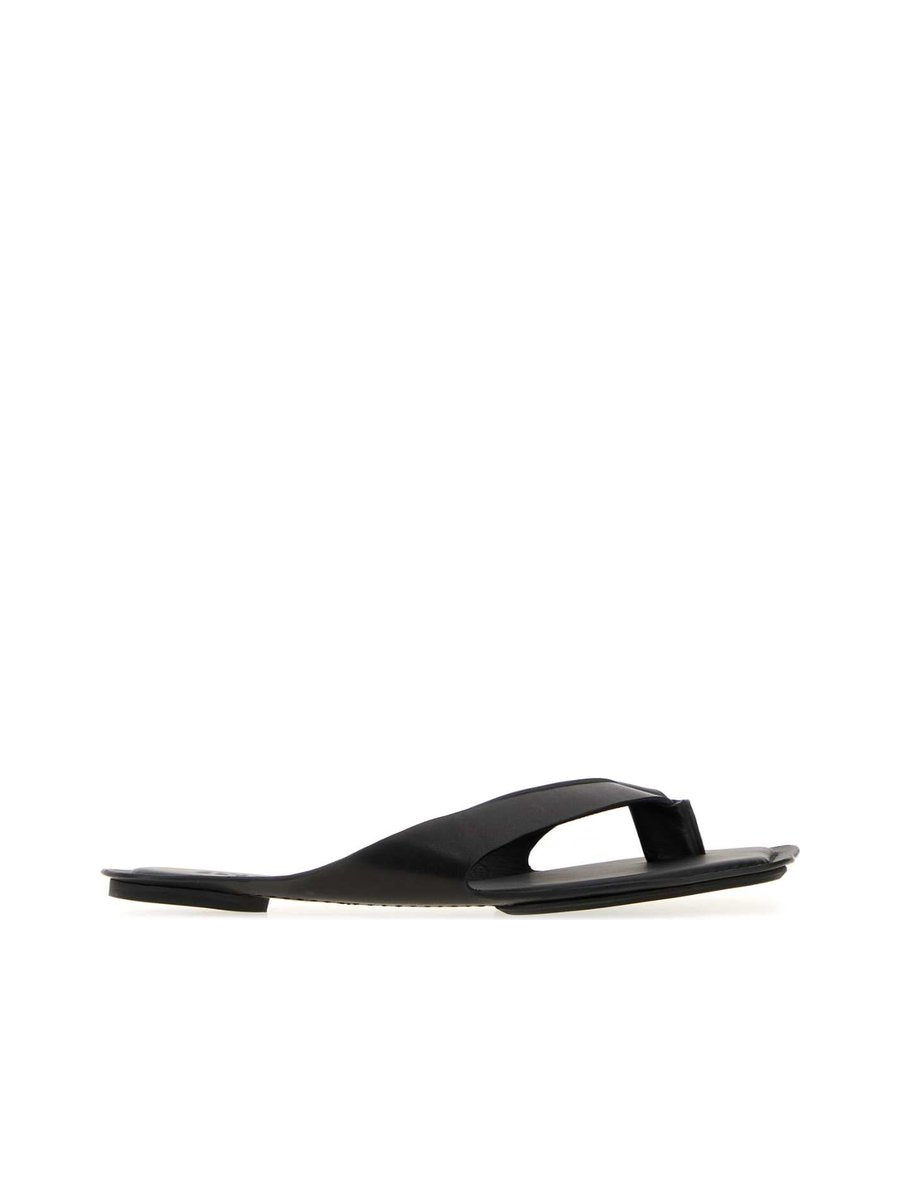 Mm6 Maison Margiela Sandals in Black Calfskin