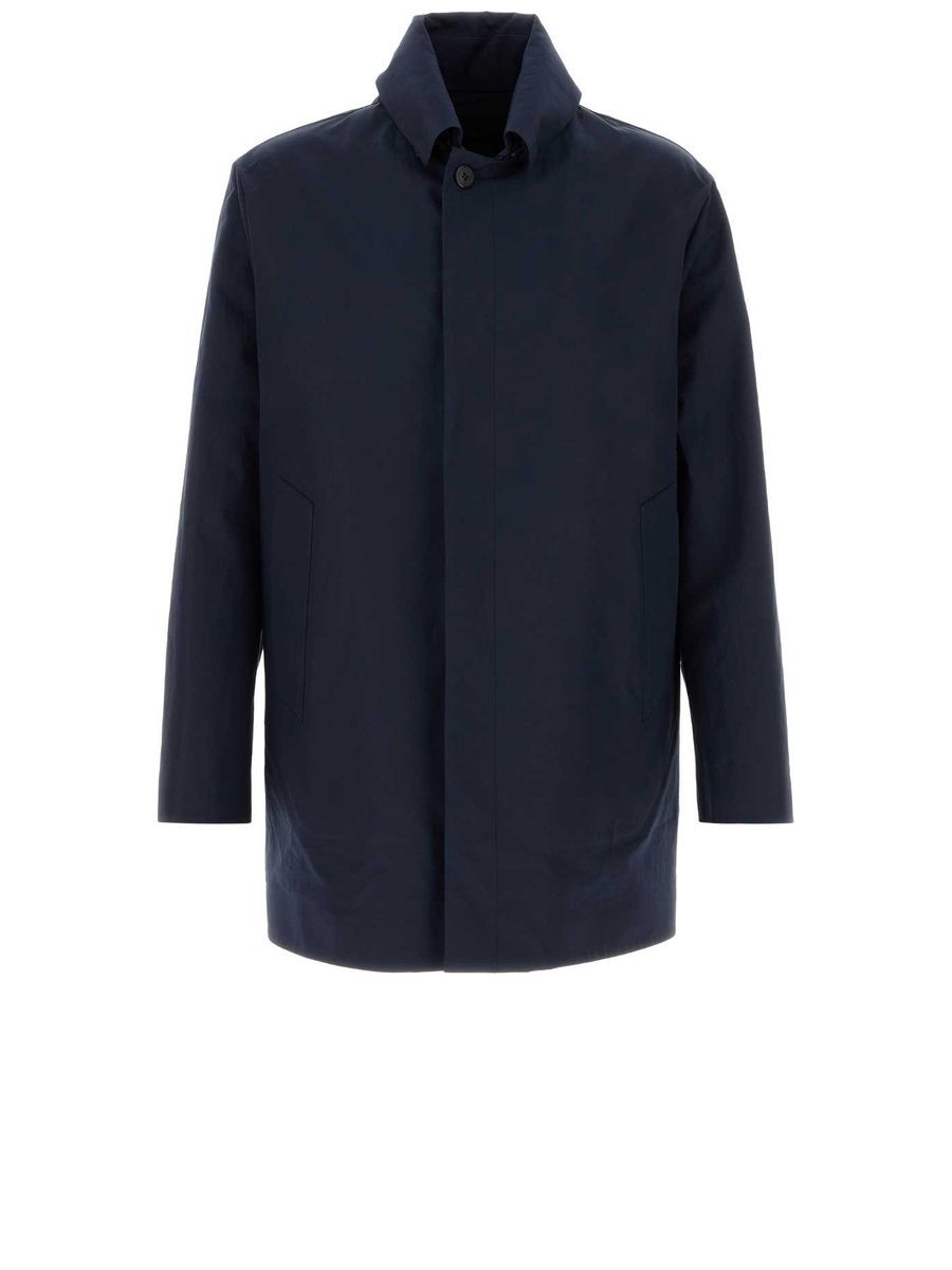 Prada Coat in Blue Cotton