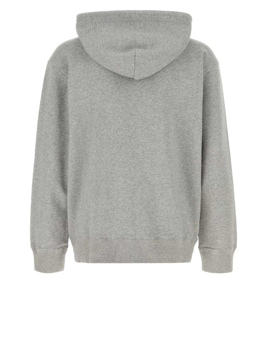 Mm6 Maison Margiela Sweat Jacket in Grey Cotton