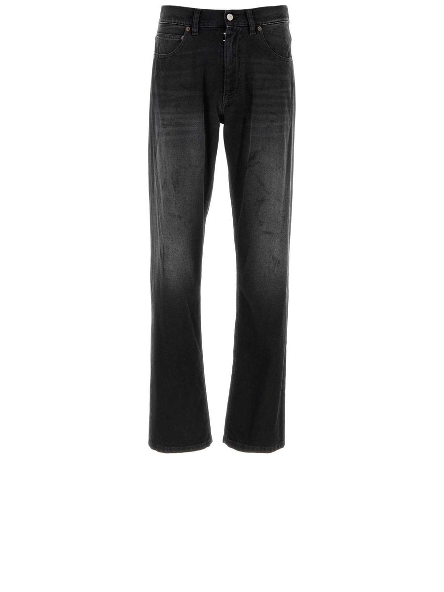 Mm6 Maison Margiela Pants in Black Cotton