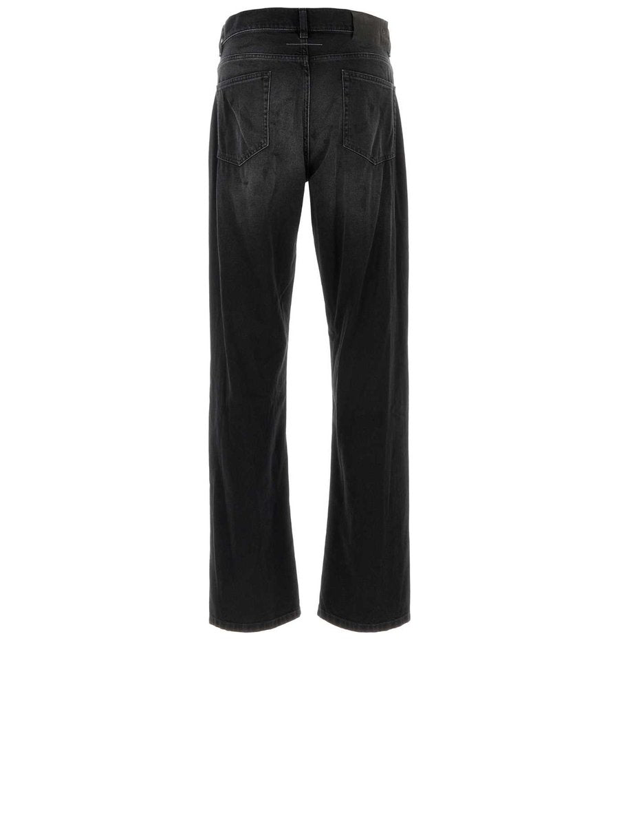 Mm6 Maison Margiela Pants in Black Cotton