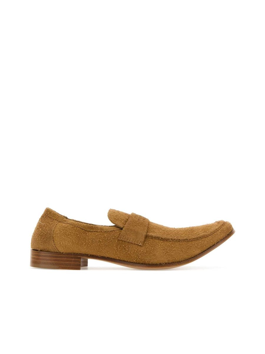 Mm6 Maison Margiela Loafers in Camel Bovine Leather
